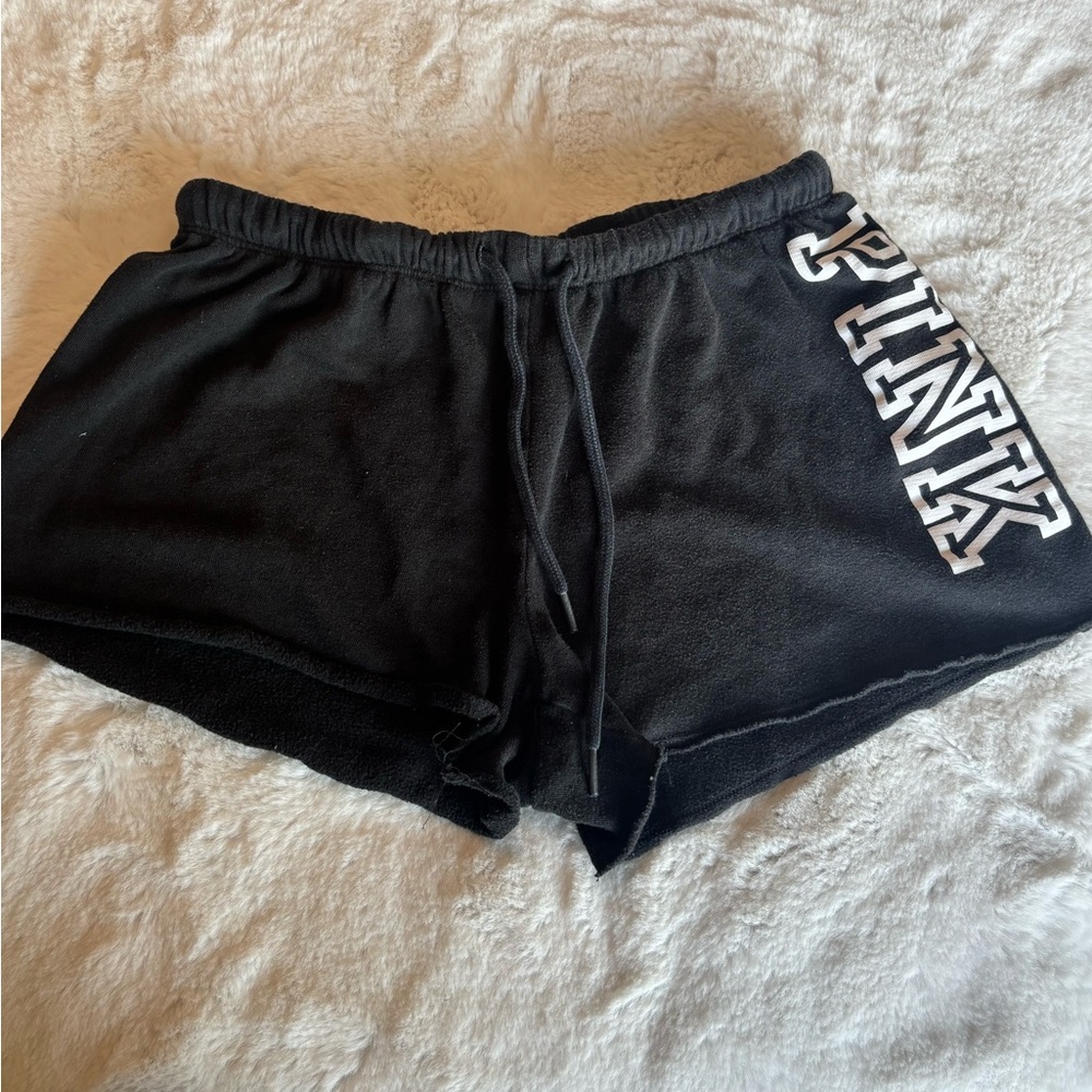 PINK Victoria's Secret Black Athletic Shorts